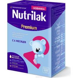 Nutrilak Premium 2 смесь молочная сухая адаптированная с 6 месяцев, 600 г
