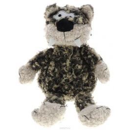 Magic Bear Toys Мягкая игрушка Кот Флойд цвет темно-серый бежевый 25 см