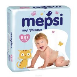 Mepsi Подгузники S 4-9 кг 82 шт