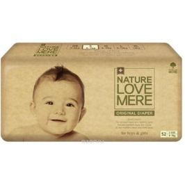Nature Love Mere Подгузники Original Basic от 4 кг 52 шт