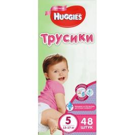 Huggies Подгузники-трусики для девочек 13-17 кг (размер 5) 48 шт