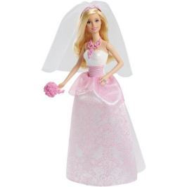 Barbie Кукла Сказочная невеста цвет платья розовый белый