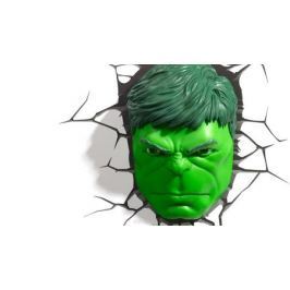 3DLightFX Настенный 3D cветильник Hulk Face